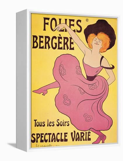 Poster for "Folies Berger"-null-Framed Premier Image Canvas