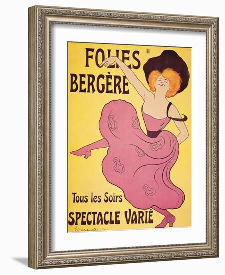 Poster for "Folies Berger"-null-Framed Giclee Print