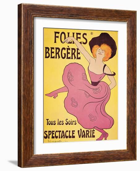 Poster for "Folies Berger"-null-Framed Giclee Print