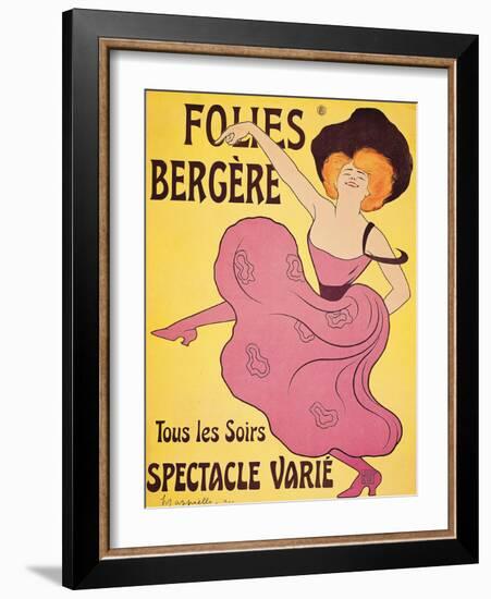 Poster for "Folies Berger"-null-Framed Giclee Print