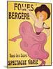 Poster for "Folies Berger"-null-Mounted Giclee Print