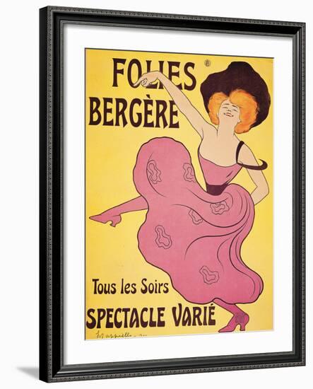 Poster for "Folies Berger"-null-Framed Giclee Print