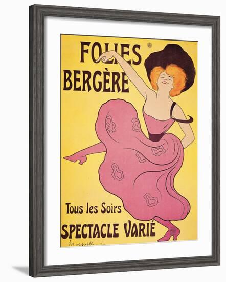 Poster for "Folies Berger"-null-Framed Giclee Print