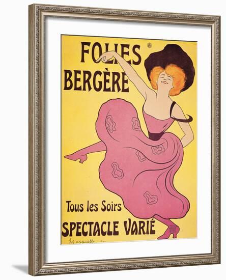 Poster for "Folies Berger"-null-Framed Giclee Print