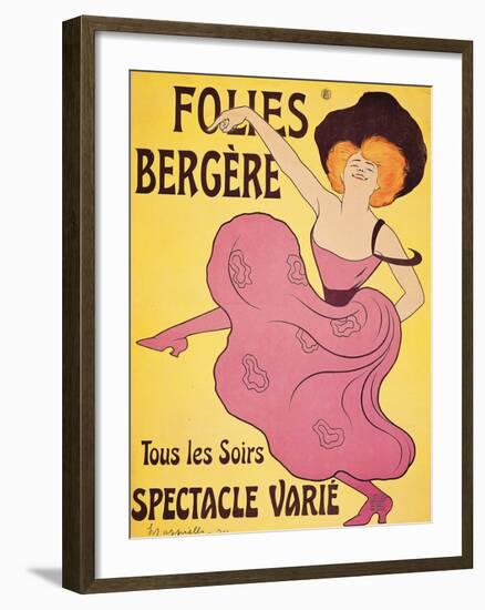 Poster for "Folies Berger"-null-Framed Giclee Print