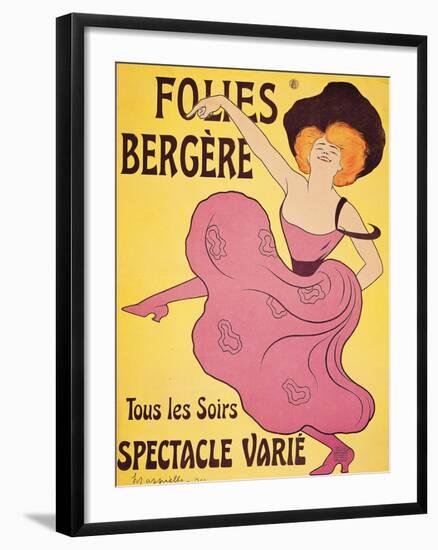 Poster for "Folies Berger"-null-Framed Giclee Print