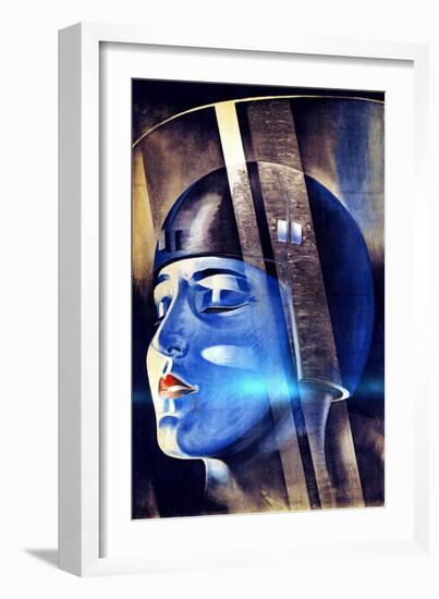 Poster for Fritz Lang's Film Metropolis-null-Framed Giclee Print