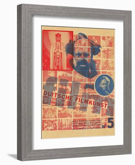 Poster for German Film Festival-null-Framed Art Print