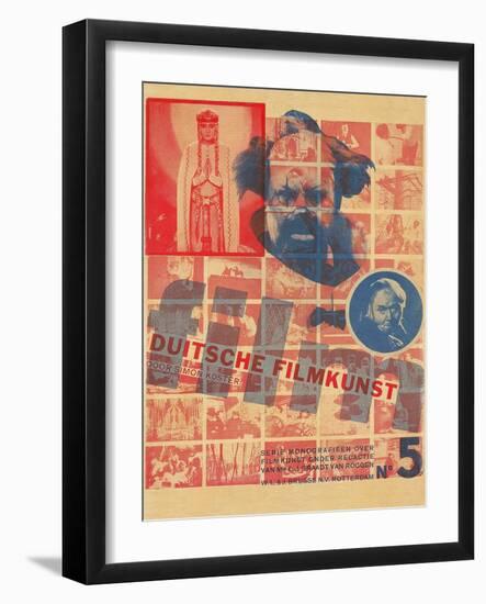 Poster for German Film Festival-null-Framed Art Print