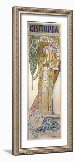 Poster For 'Gismonda', 1894-Alphonse Mucha-Framed Giclee Print