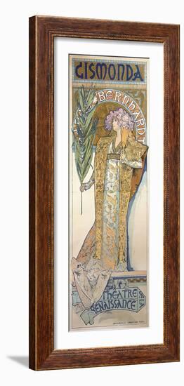 Poster For 'Gismonda', 1894-Alphonse Mucha-Framed Giclee Print