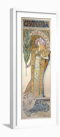 Poster For 'Gismonda', 1894-Alphonse Mucha-Framed Giclee Print