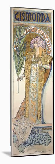 Poster For 'Gismonda', 1894-Alphonse Mucha-Mounted Giclee Print