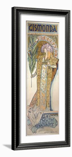 Poster For 'Gismonda', 1894-Alphonse Mucha-Framed Giclee Print