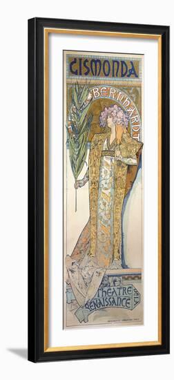 Poster For 'Gismonda', 1894-Alphonse Mucha-Framed Giclee Print