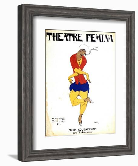 Poster for Igor Stravinsky's Ballet 'The Rite of Spring, 1911-Leon Bakst-Framed Giclee Print