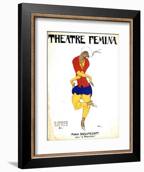 Poster for Igor Stravinsky's Ballet 'The Rite of Spring, 1911-Leon Bakst-Framed Giclee Print