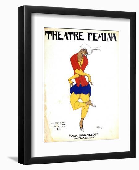 Poster for Igor Stravinsky's Ballet 'The Rite of Spring, 1911-Leon Bakst-Framed Giclee Print