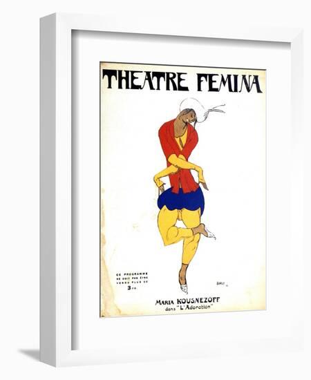 Poster for Igor Stravinsky's Ballet 'The Rite of Spring, 1911-Leon Bakst-Framed Giclee Print