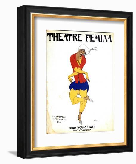 Poster for Igor Stravinsky's Ballet 'The Rite of Spring, 1911-Leon Bakst-Framed Giclee Print