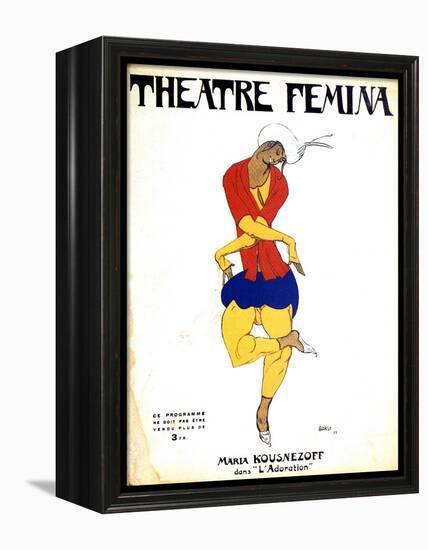 Poster for Igor Stravinsky's Ballet 'The Rite of Spring, 1911-Leon Bakst-Framed Premier Image Canvas