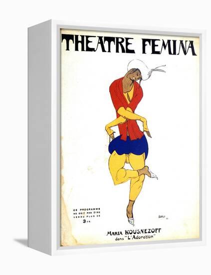 Poster for Igor Stravinsky's Ballet 'The Rite of Spring, 1911-Leon Bakst-Framed Premier Image Canvas