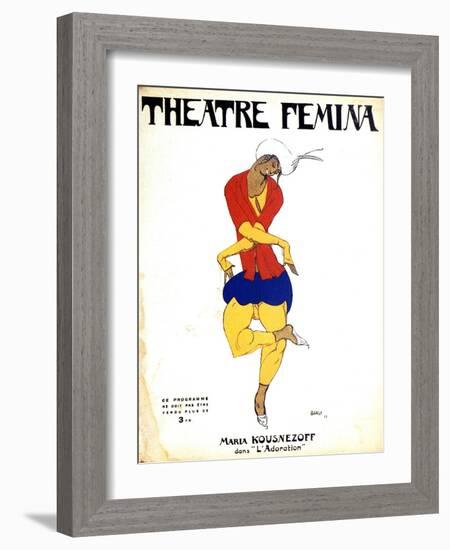 Poster for Igor Stravinsky's Ballet 'The Rite of Spring, 1911-Leon Bakst-Framed Giclee Print