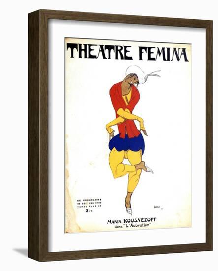 Poster for Igor Stravinsky's Ballet 'The Rite of Spring, 1911-Leon Bakst-Framed Giclee Print