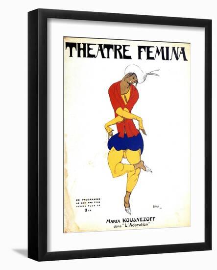 Poster for Igor Stravinsky's Ballet 'The Rite of Spring, 1911-Leon Bakst-Framed Giclee Print