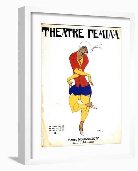 Poster for Igor Stravinsky's Ballet 'The Rite of Spring, 1911-Leon Bakst-Framed Giclee Print