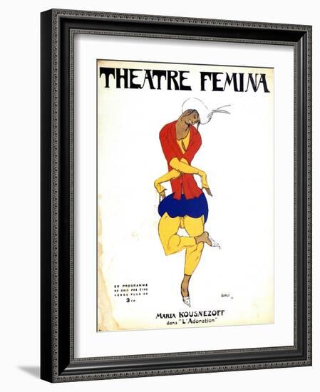 Poster for Igor Stravinsky's Ballet 'The Rite of Spring, 1911-Leon Bakst-Framed Giclee Print