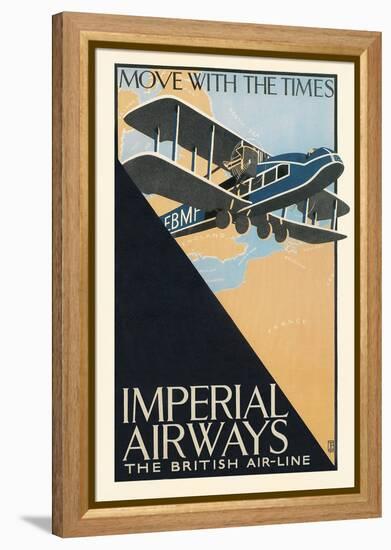 Poster for Imperial Airways-null-Framed Stretched Canvas