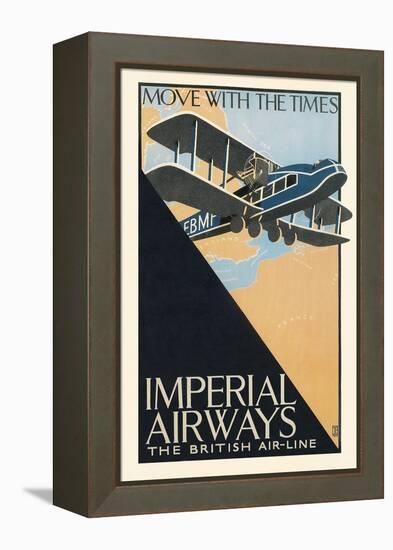 Poster for Imperial Airways-null-Framed Stretched Canvas