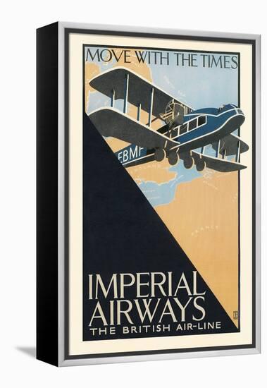 Poster for Imperial Airways-null-Framed Stretched Canvas