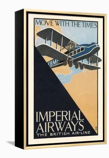 Poster for Imperial Airways-null-Framed Stretched Canvas