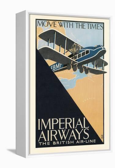 Poster for Imperial Airways-null-Framed Stretched Canvas