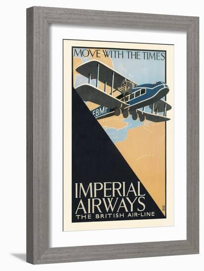 Poster for Imperial Airways-null-Framed Art Print