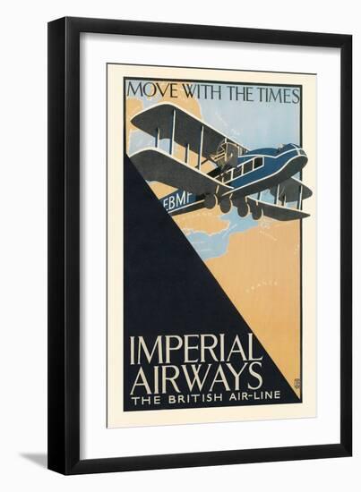 Poster for Imperial Airways-null-Framed Art Print