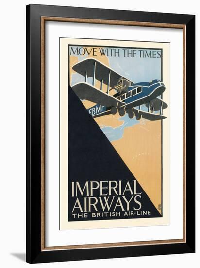 Poster for Imperial Airways-null-Framed Art Print