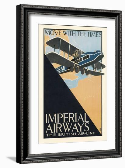 Poster for Imperial Airways-null-Framed Art Print