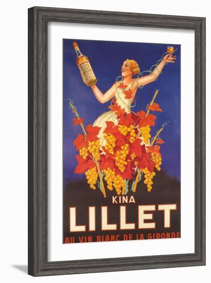 Poster for Kina Lillet--Framed Art Print