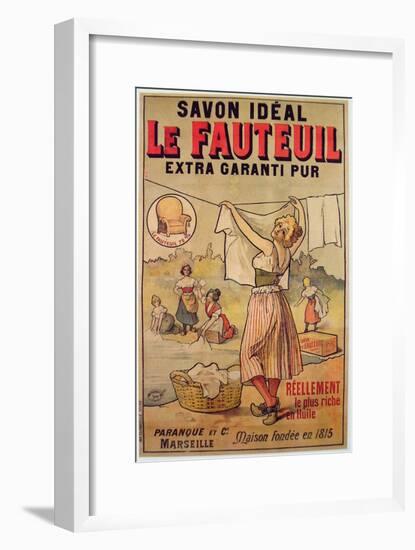 Poster for Le Fauteuil Soap-French School-Framed Giclee Print