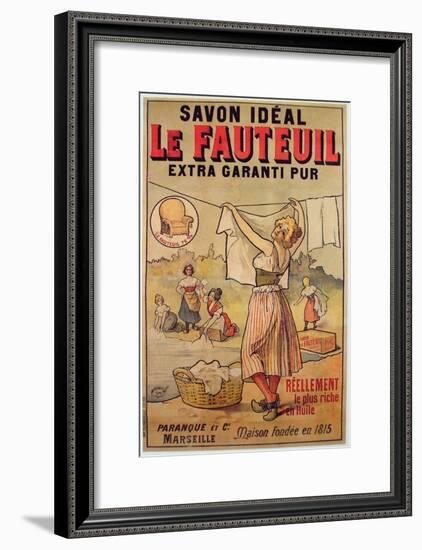Poster for Le Fauteuil Soap-French School-Framed Giclee Print