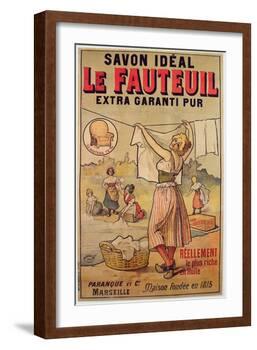 Poster for Le Fauteuil Soap-French School-Framed Giclee Print