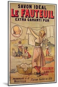Poster for Le Fauteuil Soap-French School-Mounted Giclee Print