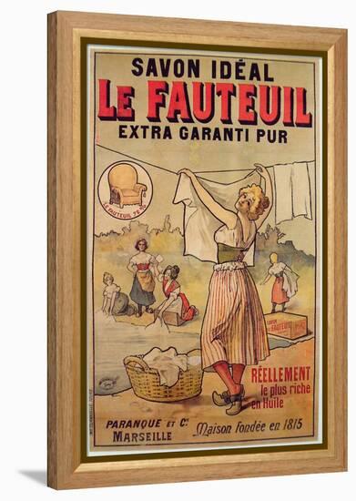 Poster for Le Fauteuil Soap-French School-Framed Premier Image Canvas