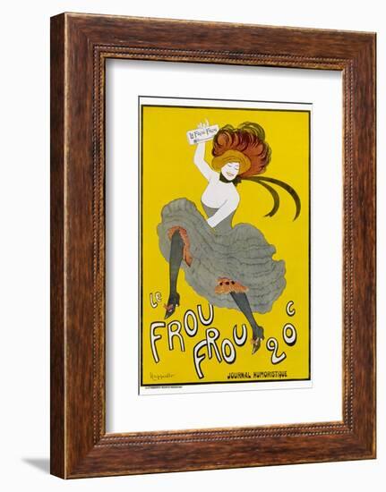 Poster for Le Frou-Frou Humorous Magazine-Leonetto Cappiello-Framed Photographic Print