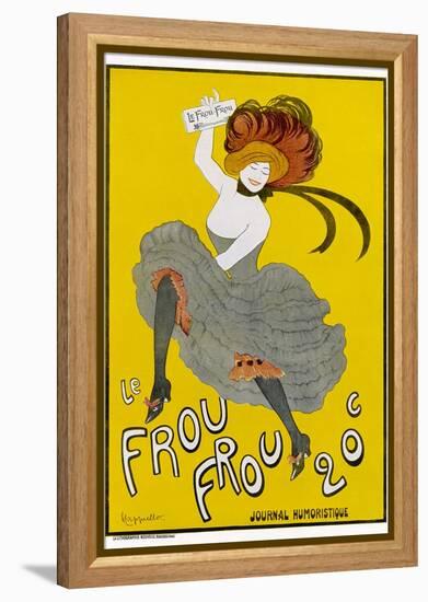 Poster for Le Frou-Frou Humorous Magazine-Leonetto Cappiello-Framed Premier Image Canvas