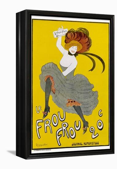 Poster for Le Frou-Frou Humorous Magazine-Leonetto Cappiello-Framed Premier Image Canvas