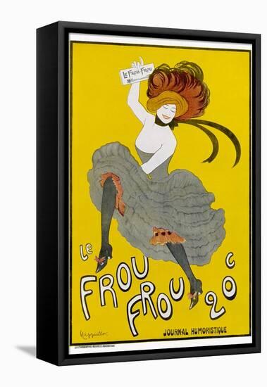 Poster for Le Frou-Frou Humorous Magazine-Leonetto Cappiello-Framed Premier Image Canvas